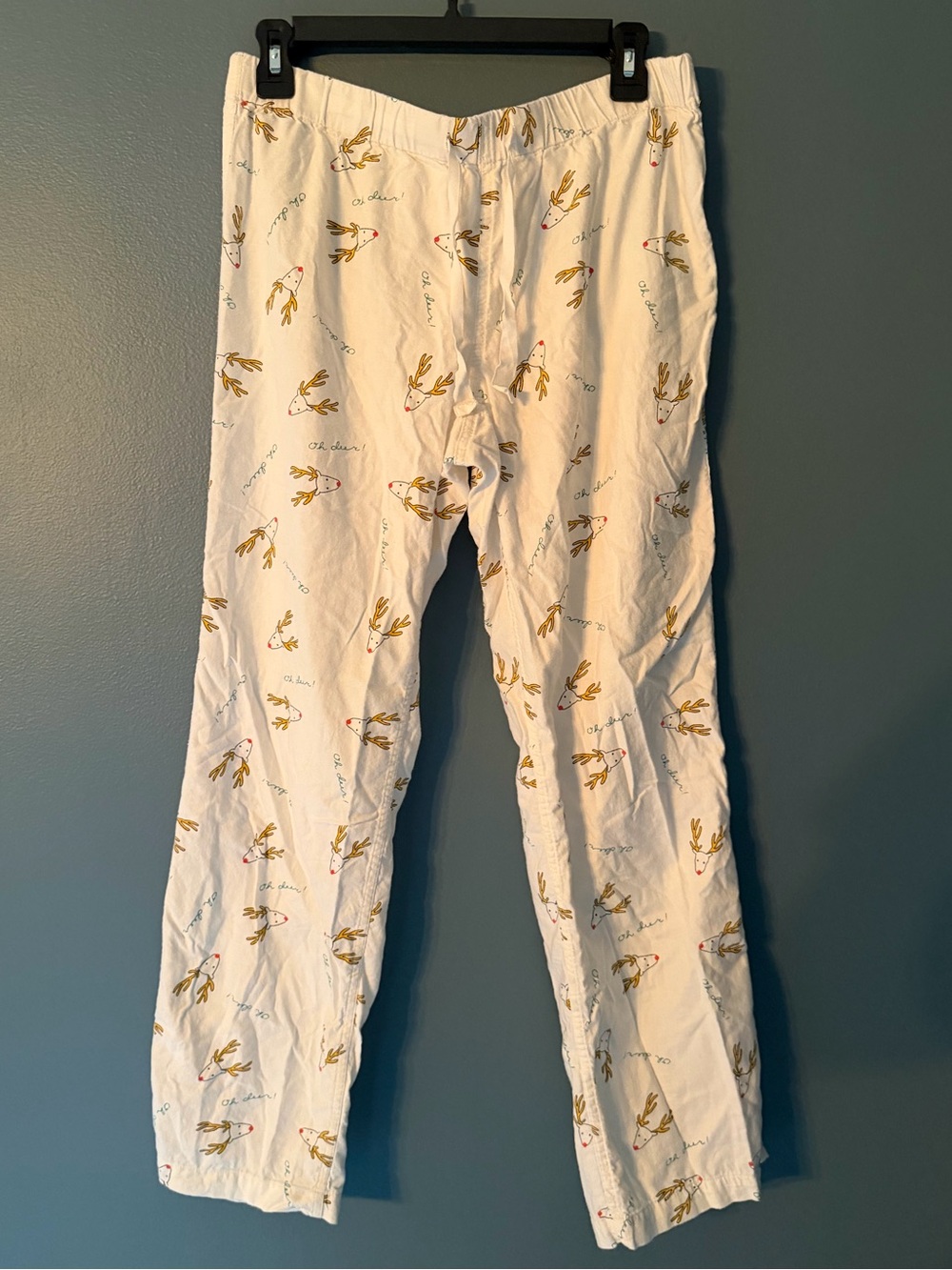 J. Crew Factory Christmas reindeer oh deer Lounge Pants